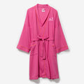 Delta Zeta Waffle Robe | Hot Pink