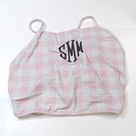 BLOOPER SWIM: Monogrammed High Neck Bikini Top