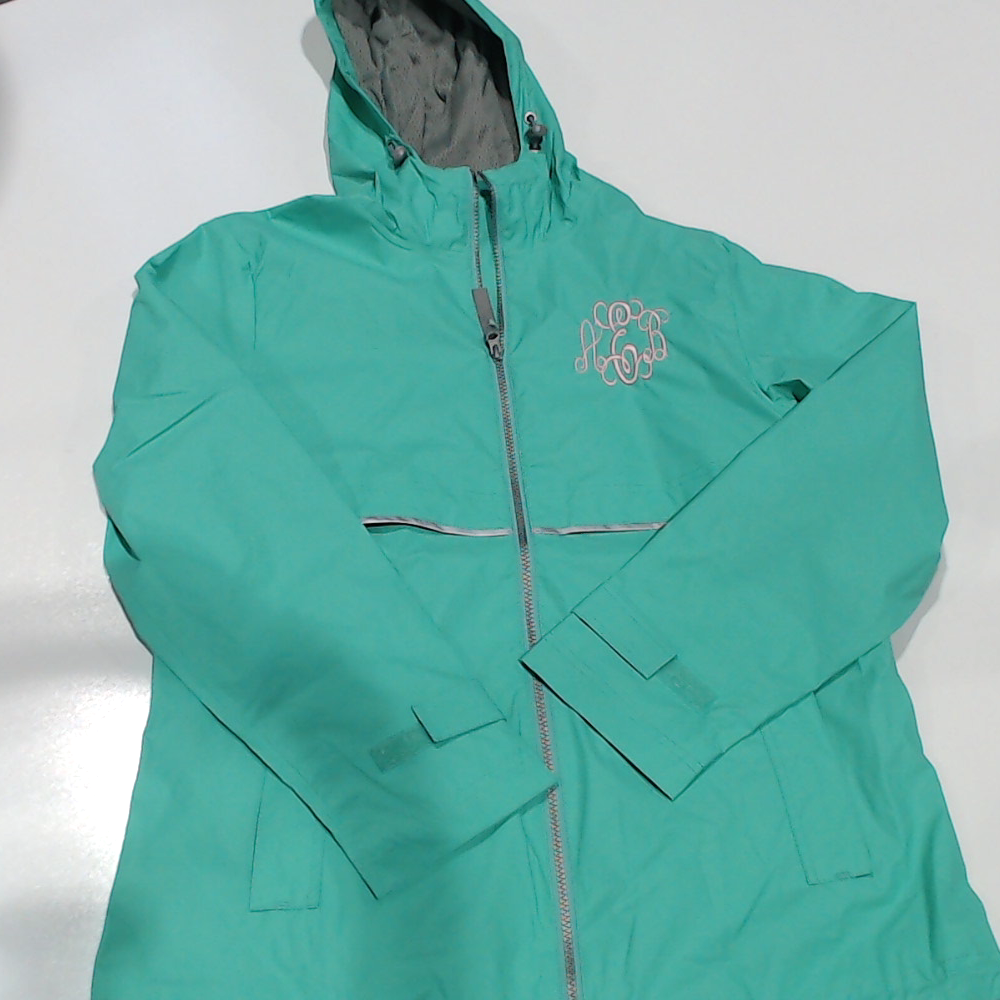 BLOOPER CLOTHING: Monogrammed New England Rain Jacket