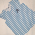 BLOOPER CLOTHING: Monogrammed Ruffle Pajama Top