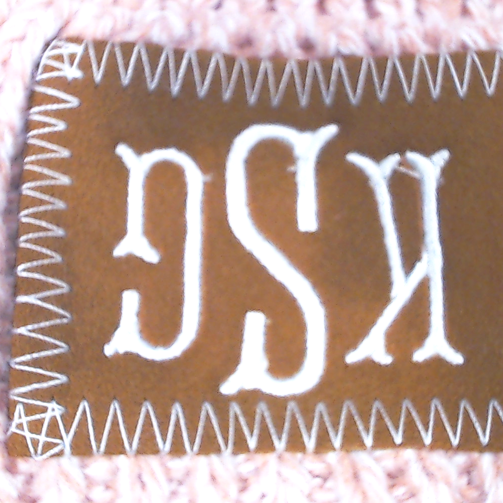 BLOOPER KIDS: Monogrammed Kids Pom Pom Beanie