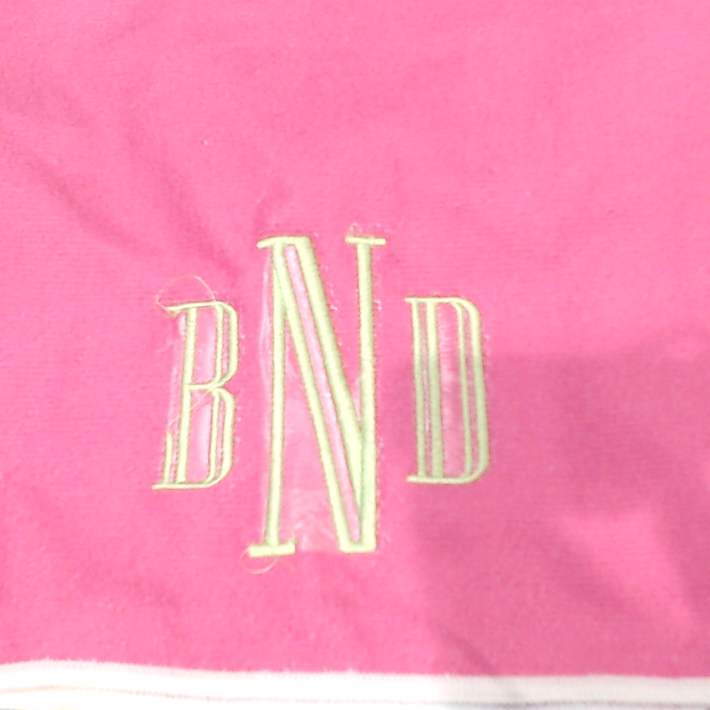 BLOOPER SWIM: Monogrammed Beach Towel