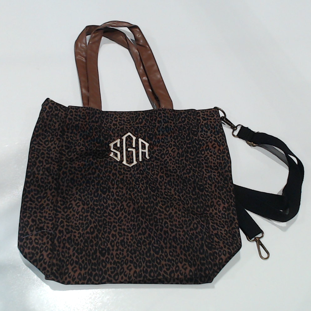 BLOOPER BAG: Monogrammed Canvas Bag