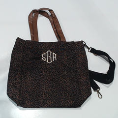 BLOOPER BAG: Monogrammed Canvas Bag