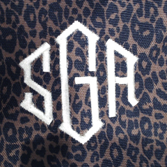 BLOOPER BAG: Monogrammed Canvas Bag