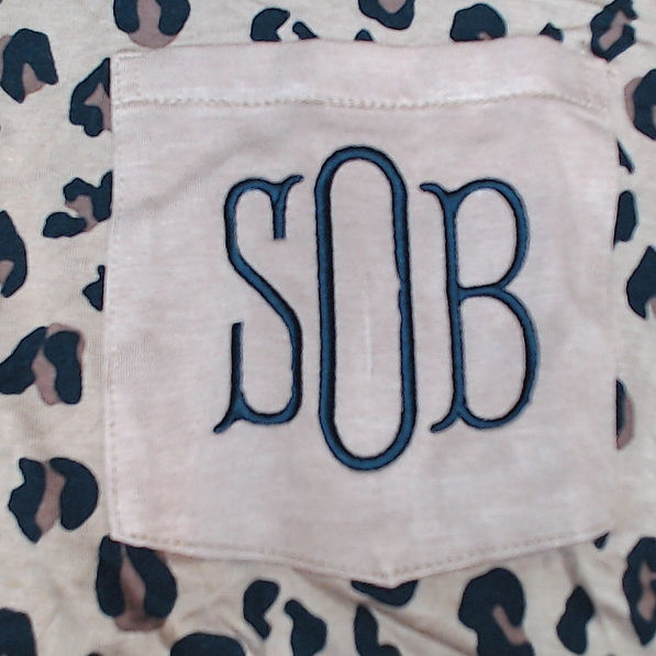 BLOOPER CLOTHING: Monogrammed Pajama Shirt