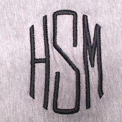 BLOOPER CLOTHING: Monogrammed V Neck Sweatshirt