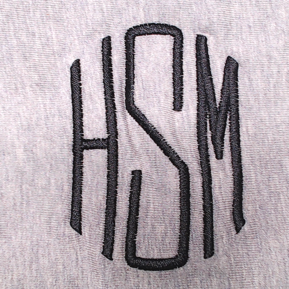 BLOOPER CLOTHING: Monogrammed V Neck Sweatshirt