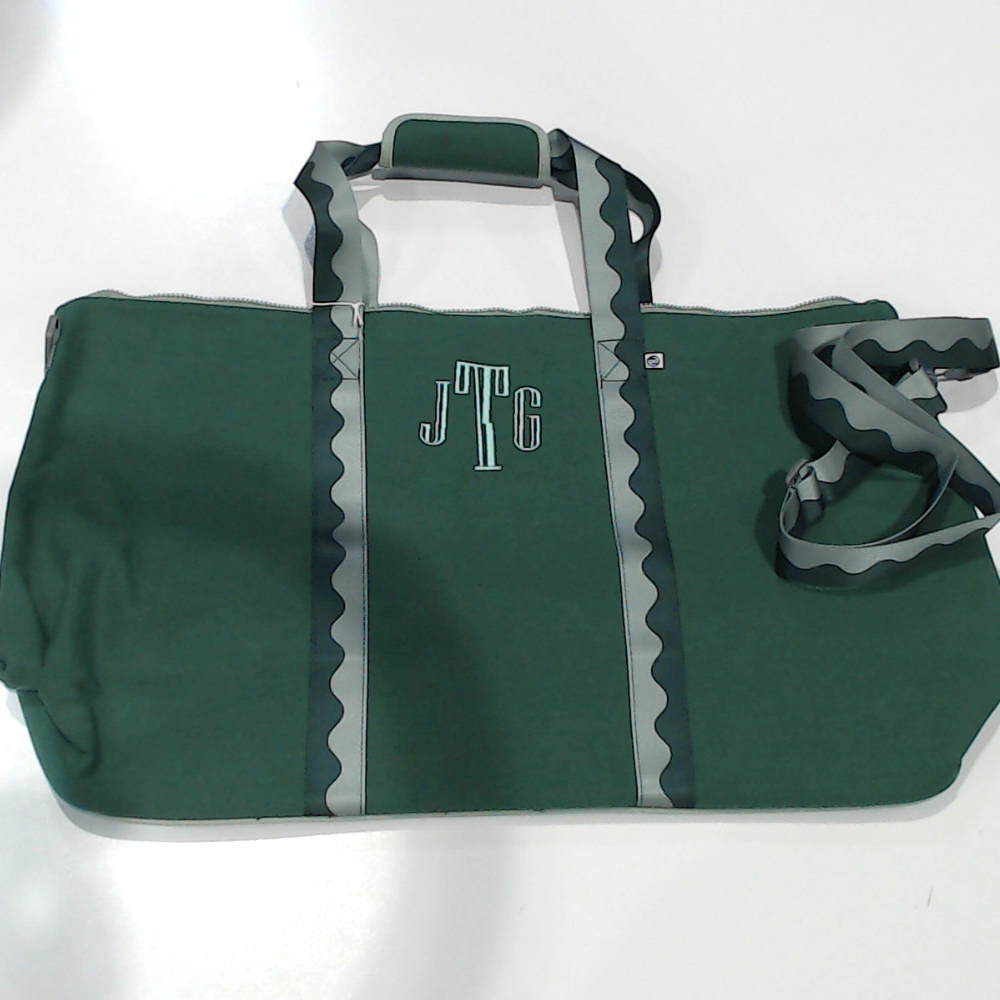 BLOOPER BAG: Monogrammed Weekend Bag