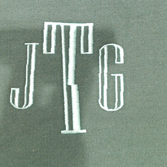 BLOOPER BAG: Monogrammed Weekend Bag