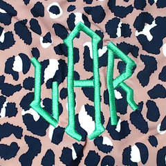 BLOOPER KIDS: Monogrammed Kids Ruffle Tankini