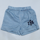 BLOOPER KIDS: Monogrammed Boys Swim Trunks