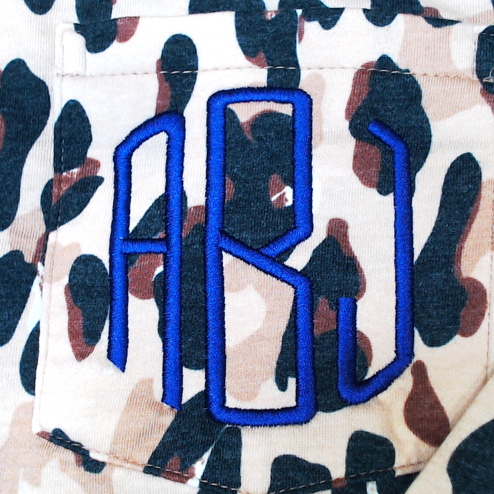 BLOOPER CLOTHING: Monogrammed Long Sleeve Shirt