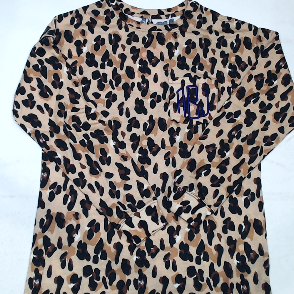 BLOOPER CLOTHING: Monogrammed Long Sleeve Shirt