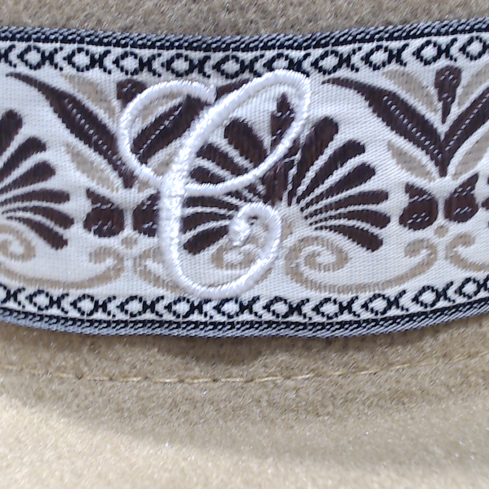 BLOOPER ACCESSORY: Monogrammed Wide Brim Hat