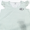BLOOPER CLOTHING: Monogrammed Ruffle Top