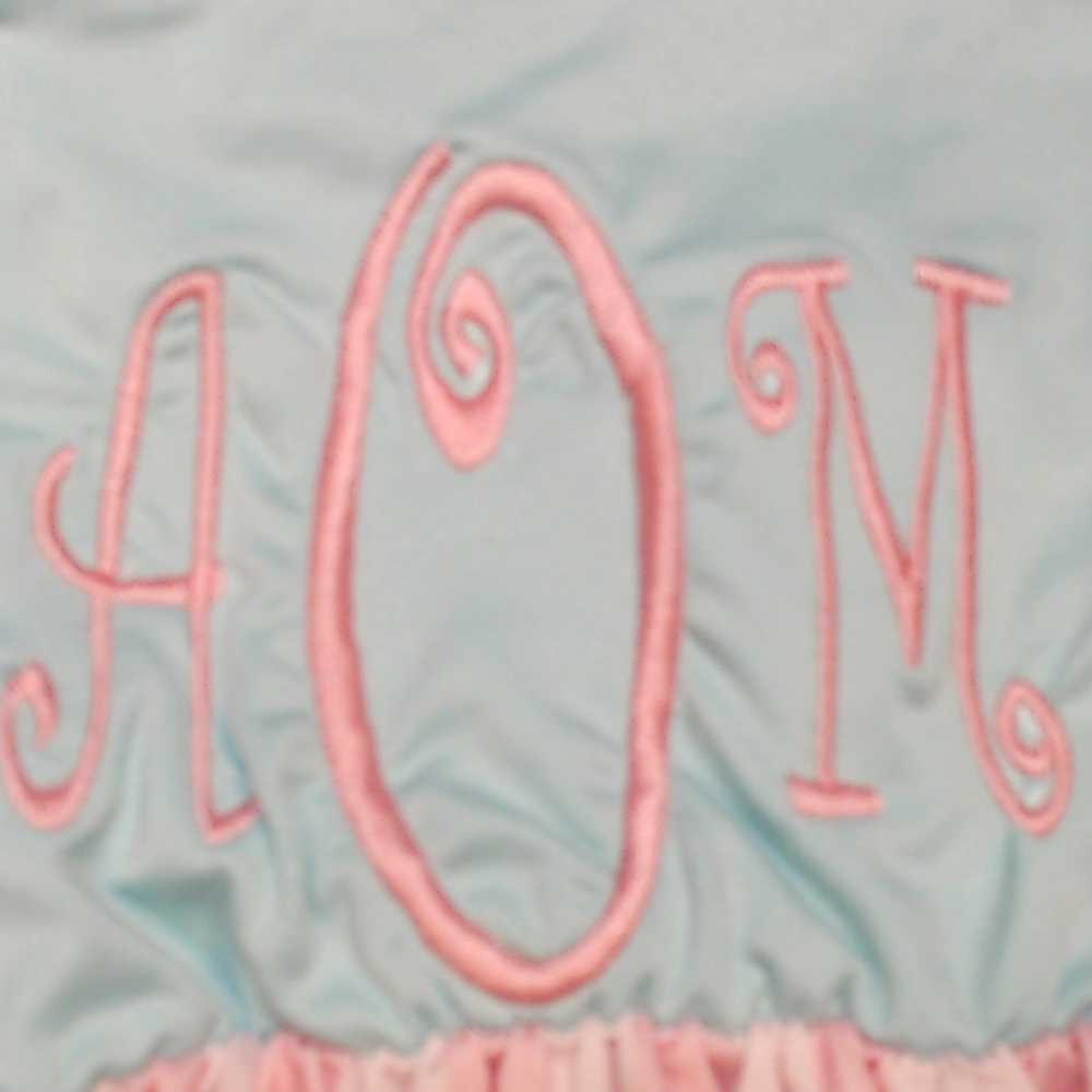 BLOOPER SWIM: Monogrammed Beach Cover Up