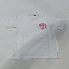 BLOOPER KIDS: Monogrammed Kids Short Sleeve Shirt