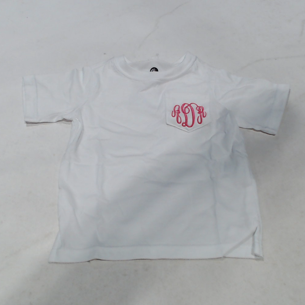 BLOOPER KIDS: Monogrammed Kids Short Sleeve Shirt