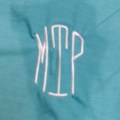 BLOOPER CLOTHING: Monogrammed Scalloped Tank Top