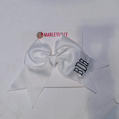 BLOOPER KIDS: Monogrammed Girls Hair Bow
