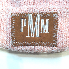 BLOOPER KIDS: Monogrammed Kids Pom Pom Beanie