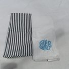 BLOOPER ACCESSORY: Monogrammed Dish Towel Set