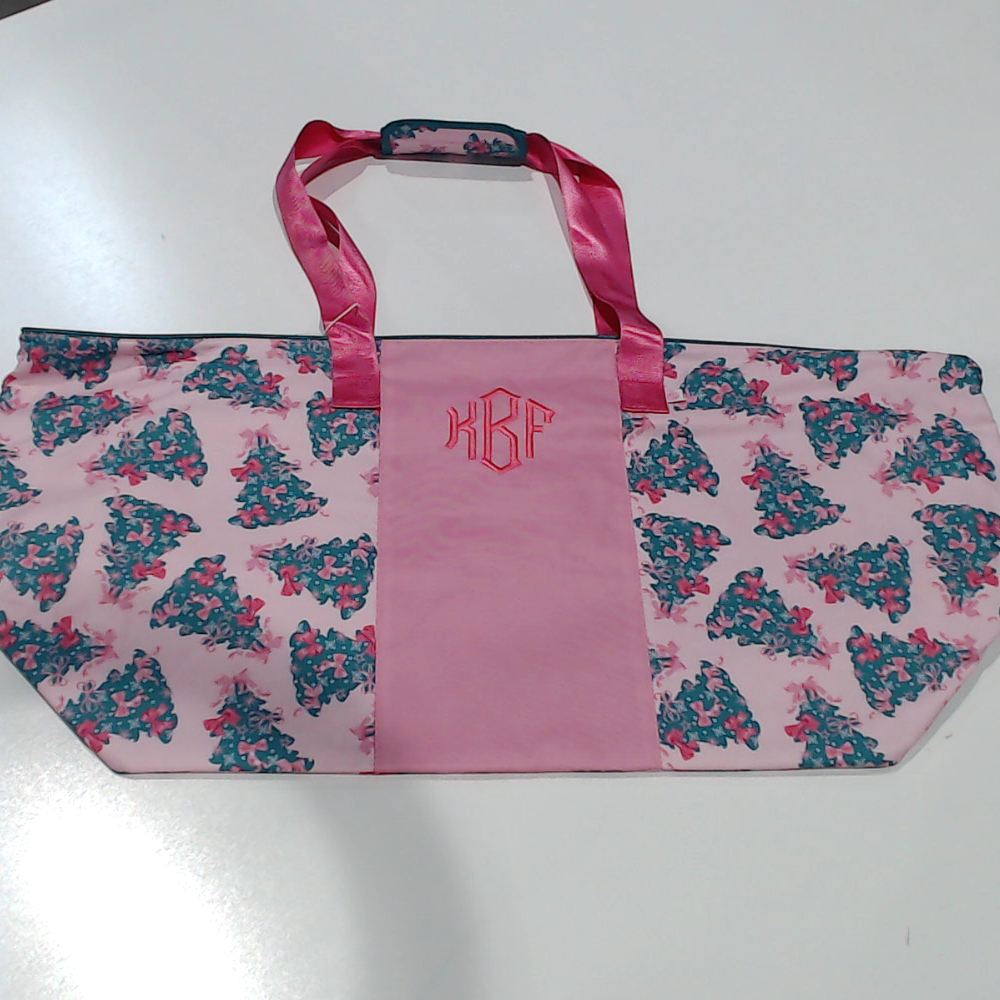 BLOOPER BAG: Monogrammed Extra Large Tote Bag