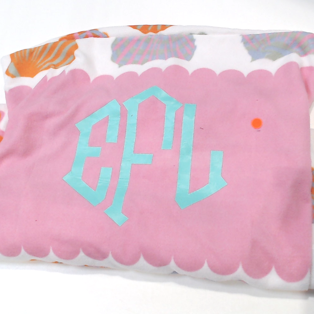 BLOOPER SWIM: Monogrammed Chair Cover