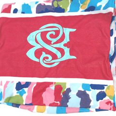 BLOOPER ACCESSORY: Monogrammed Chair Cover