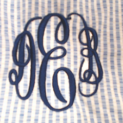 BLOOPER SWIM: Monogrammed Nantucket Cover Up