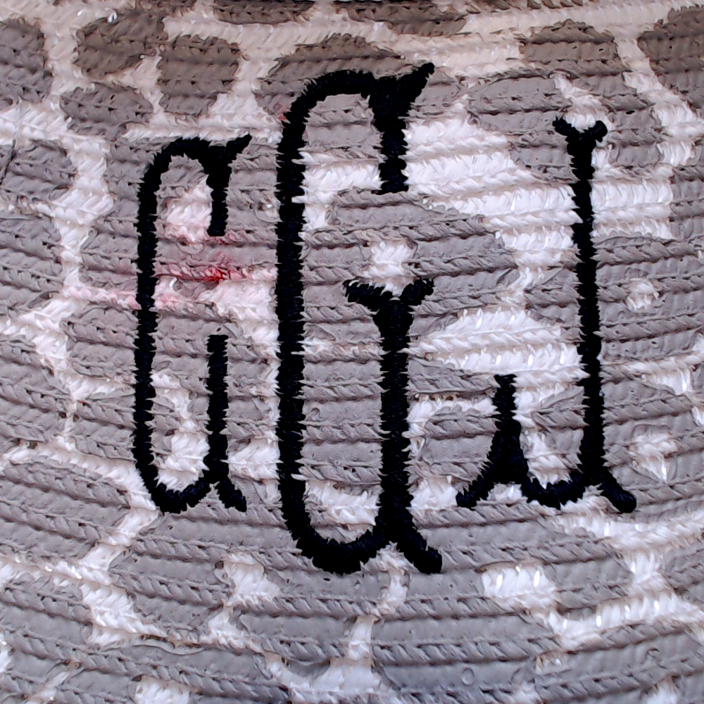 BLOOPER ACCESSORY: Monogrammed Packable Straw Visor