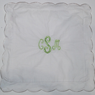 BLOOPER ACCESSORY: Monogrammed Pillow Sham