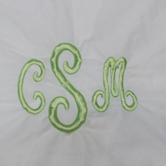BLOOPER ACCESSORY: Monogrammed Pillow Sham