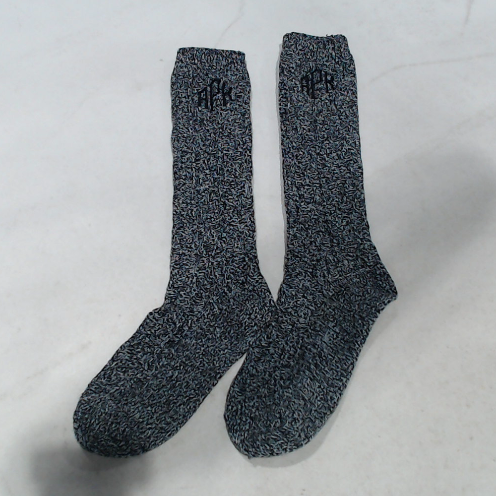 BLOOPER ACCESSORY: Monogrammed Socks
