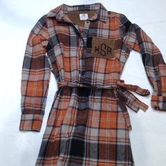 BLOOPER CLOTHING: Monogrammed Plaid Dress