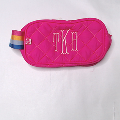 BLOOPER KIDS: Monogrammed Kids Diamond Quilted Cosmetic Case
