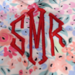 BLOOPER KIDS: Monogrammed Kids Ruffle Tankini