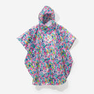 Monogrammed Kids Rain Poncho | Watercolor Cheetah