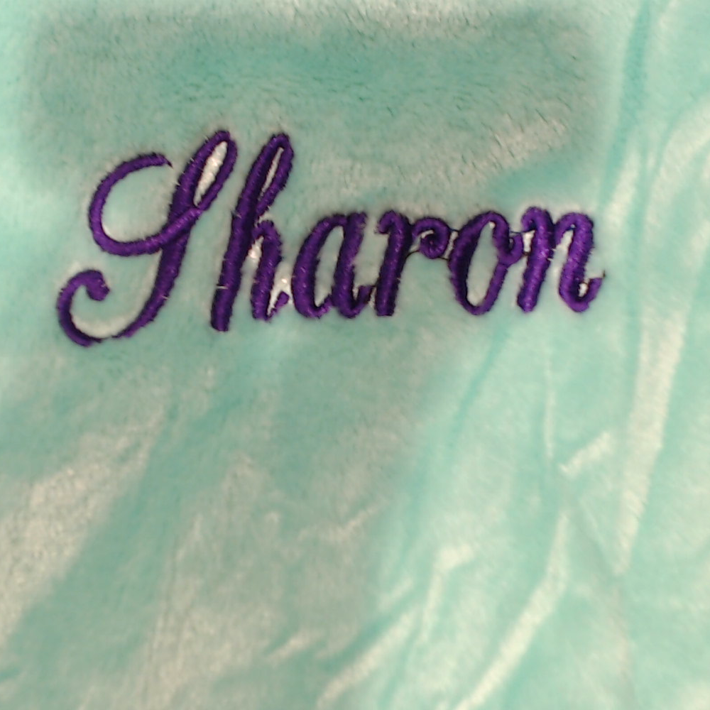BLOOPER CLOTHING: Monogrammed Oversized Blanket Hoodie