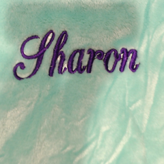 BLOOPER CLOTHING: Monogrammed Oversized Blanket Hoodie