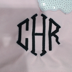 BLOOPER KIDS: Monogrammed Kids Sequin Ghost Sweatshirt