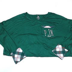 BLOOPER CLOTHING: Monogrammed Pajama Shirt