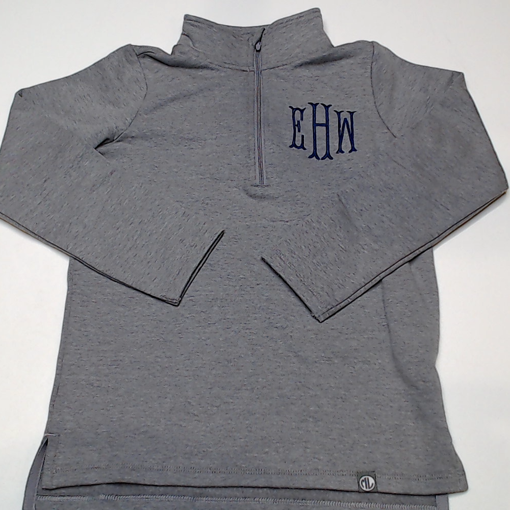 BLOOPER KIDS: Monogrammed Kids Pullover Sweatshirt