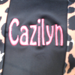 BLOOPER ACCESSORY: Monogrammed Luggage Cover