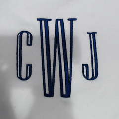 BLOOPER CLOTHING: Monogrammed Quarter Zip Sweatshirt