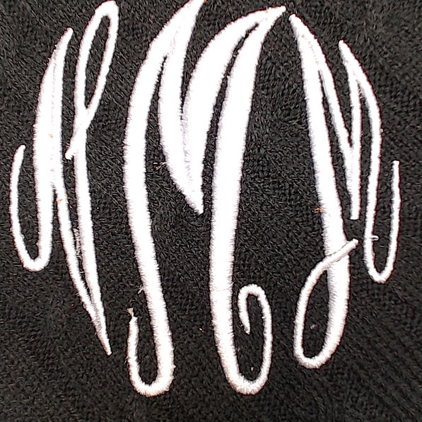 BLOOPER CLOTHING: Monogrammed Poncho