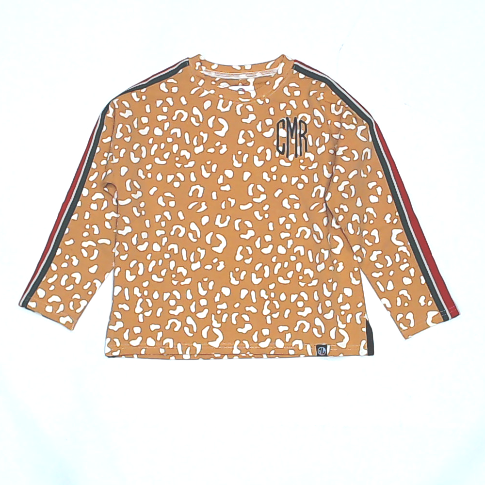 BLOOPER KIDS: Monogrammed Kids Striped Sleeve Shirt