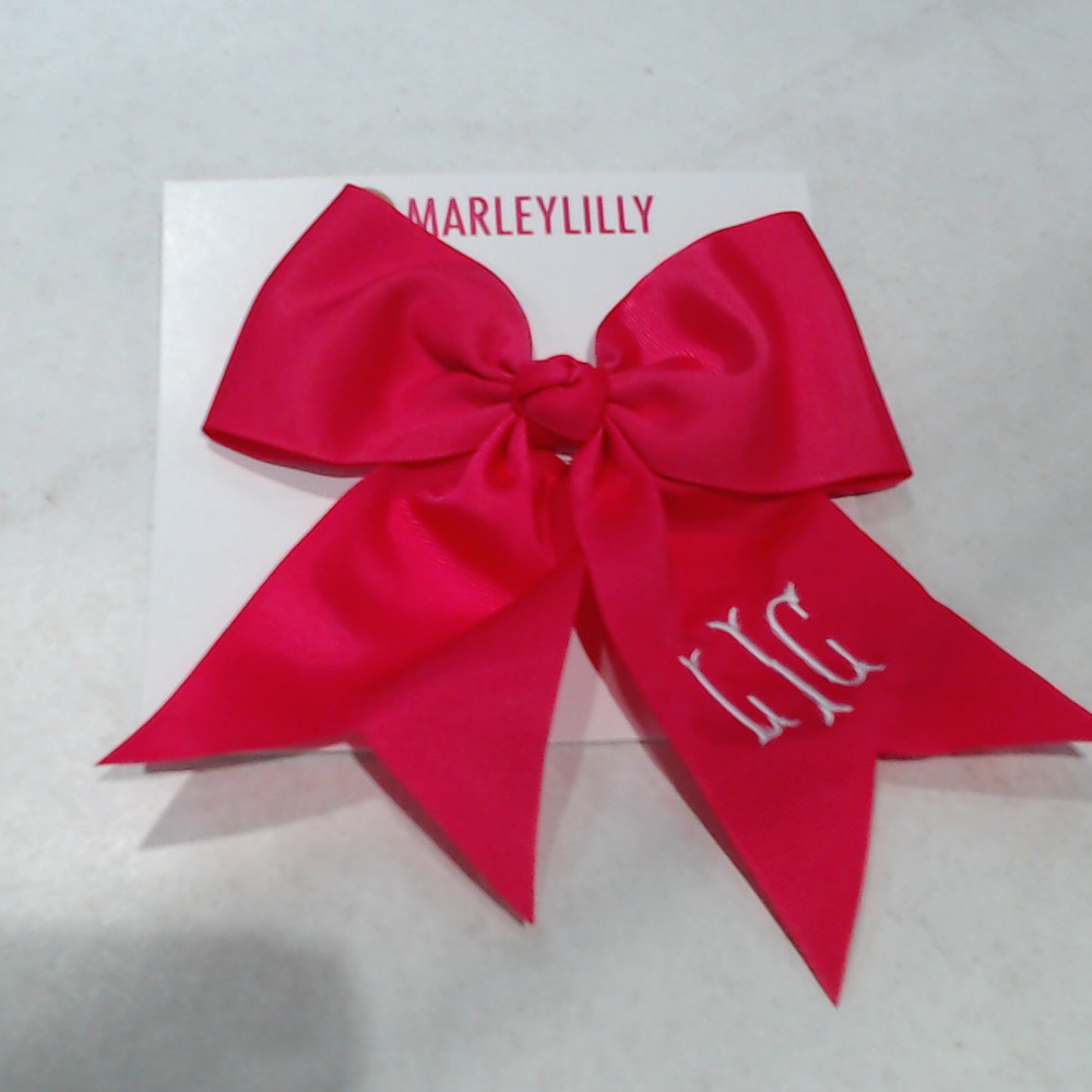 BLOOPER KIDS: Monogrammed Girls Hair Bow