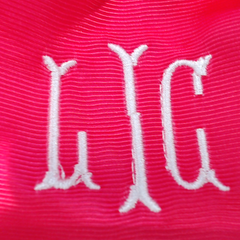 BLOOPER KIDS: Monogrammed Girls Hair Bow